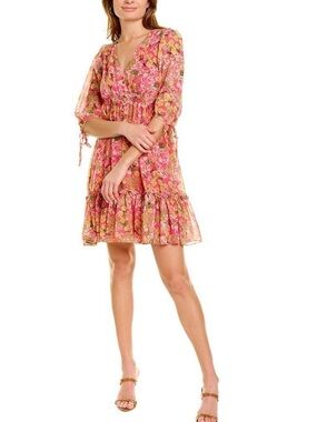 NWT Taylor Pink Floral mini dress SZ 6